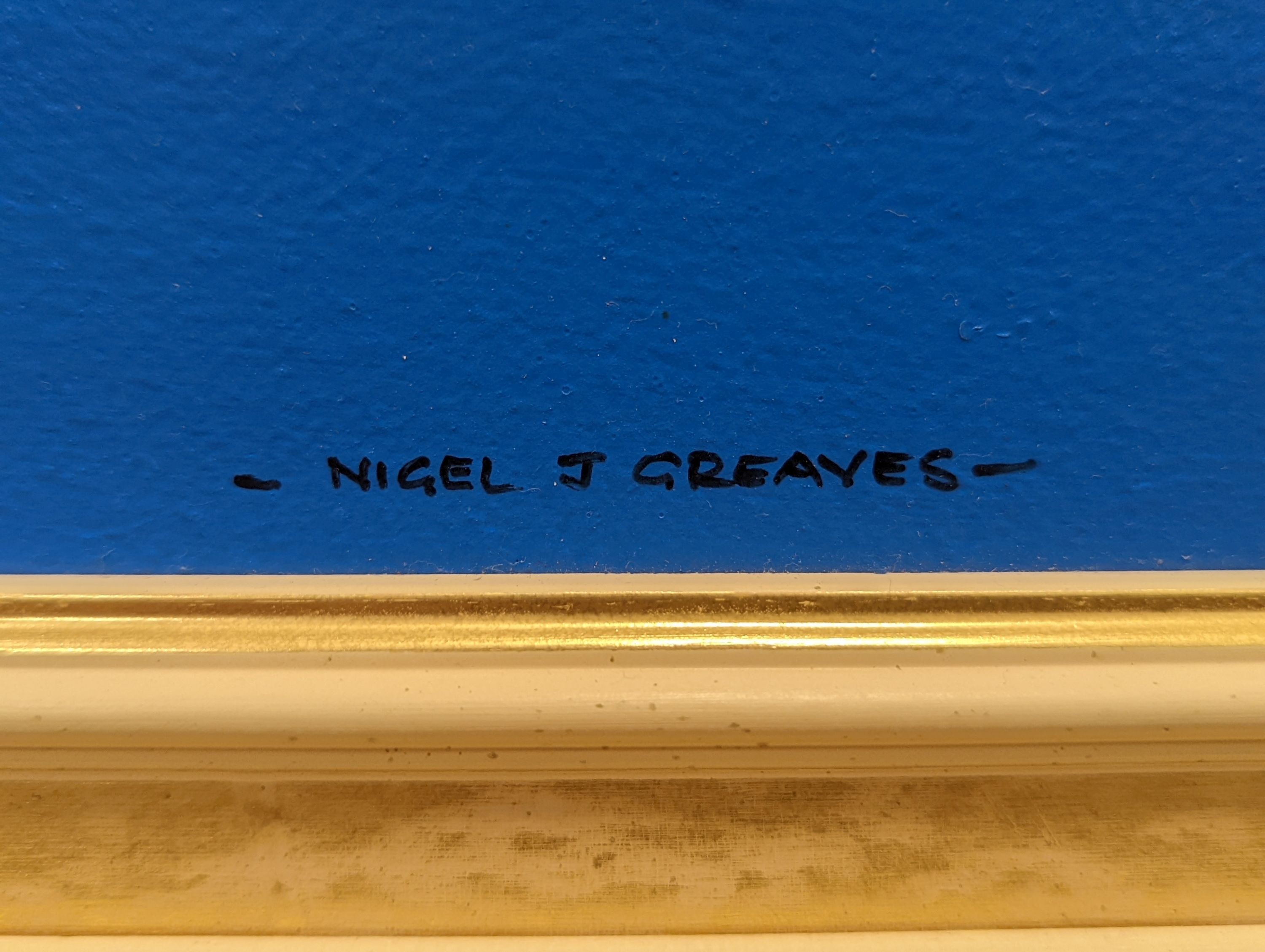 Nigel Greaves (b.1948), acrylic on board, 